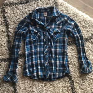 True religion flannel shirt